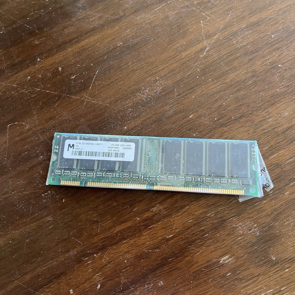 Micron 64 MB PC100 MT8LSDT864AG-10EC7 Apple Computer Memory